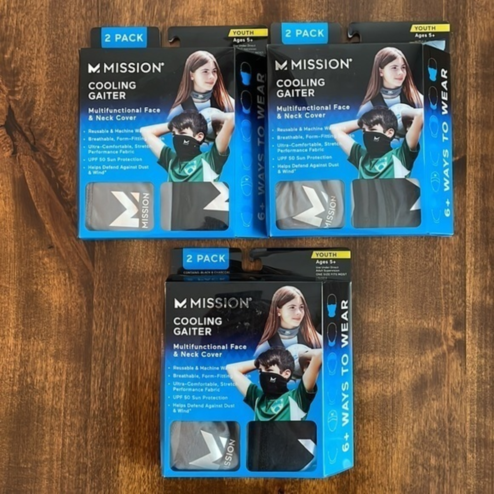 Youth Mission Cooling‎ Gaiter - face masks - sun protection - fishing - sports